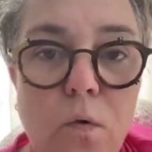 Rosie O'Donnell Trump ear conspiracy TikTok