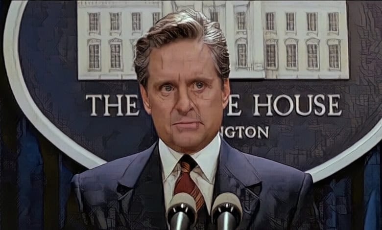 American President free speech Michael Douglas -
