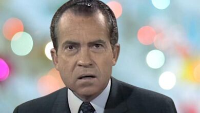Richard Nixon Sock it to Me Laugh in
