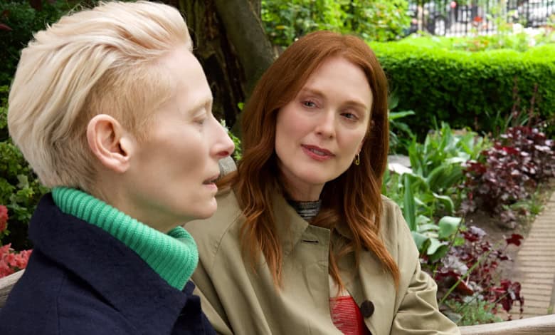 Room Next Door review Tilda Swinton Julianne Moore
