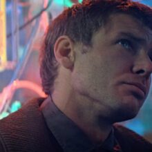 Blade Runner 1982 Harrison Ford neon lights