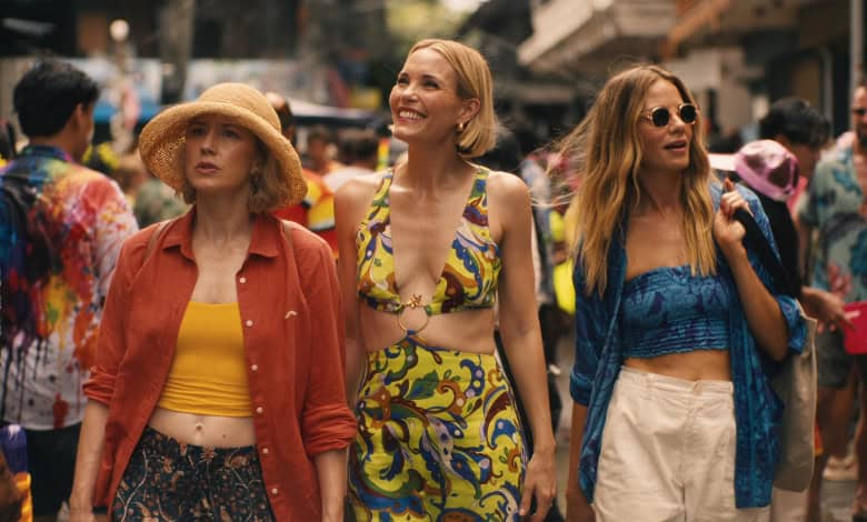 WHite Lotus season 3 carrie-coon-leslie-bibb-michelle-monaghan