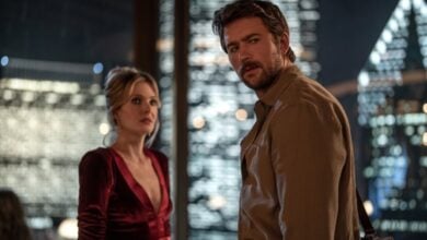 Drop review Meghann Fahy Brandon Sklenar
