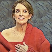 Tina Fey Tesla cars burning