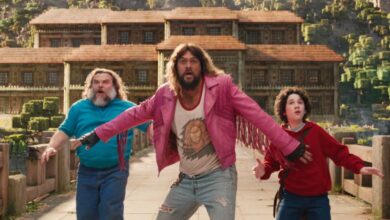 a minecraft movie jack black Jason Mom