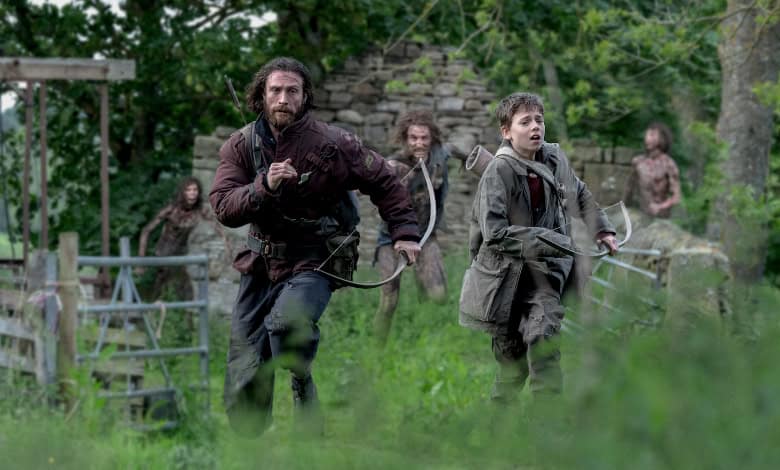 28 years later review aaron taylor Johnson running