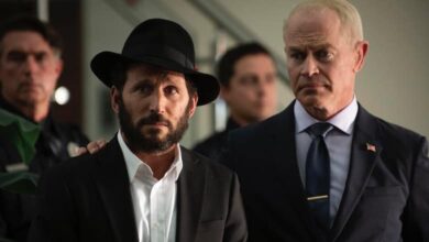 Mark Feuerstein and Neal McDonough in Guns and Moses