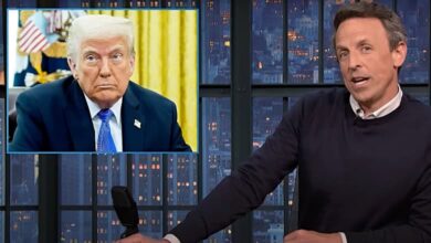 Seth Meyers Late Night news