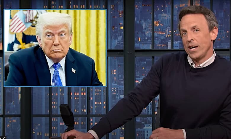 Seth Meyers Late Night news