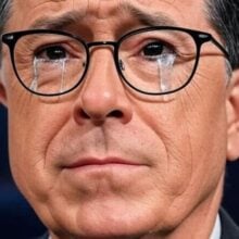 Stephen Colbert crying
