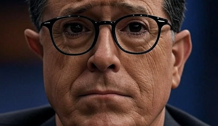 Stephen Colbert sad