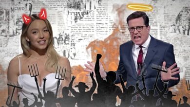 Sydney Sweeney Stephen Colbert woke culture