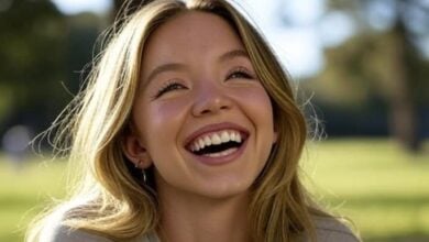 AI Sydney Sweeney smiling