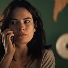 Relay movie review Lily James