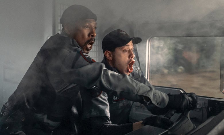 The Pick Up Eddie Murphy Pete Davidson armored truck drivers-