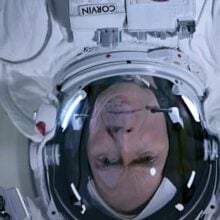 Space Cowboys Clint Eastwood upside down
