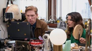 The Paper Peacock review Domhnall Gleason