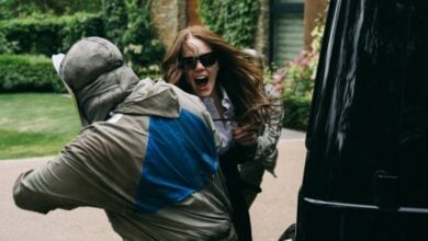 Bugonia review Emma Stone attacked