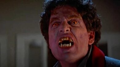 Fright Night 1985 review Chris Sarandon vampire