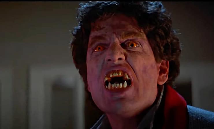 Fright Night 1985 review Chris Sarandon vampire