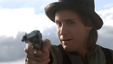 Young Guns II review Emilio Estevez