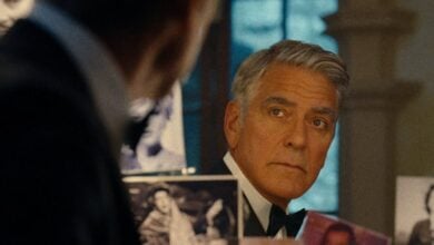 Jay Kelly movie review George Clooney mirror