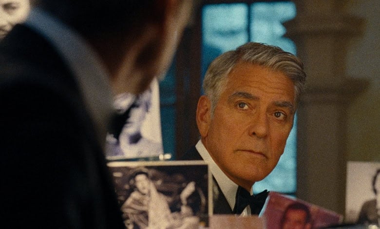 Jay Kelly movie review George Clooney mirror