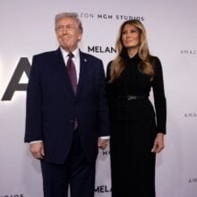 Melania premiere Donald Trump Melania Trump red carpet