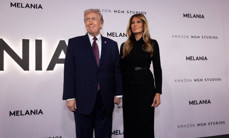 Melania premiere Donald Trump Melania Trump red carpet