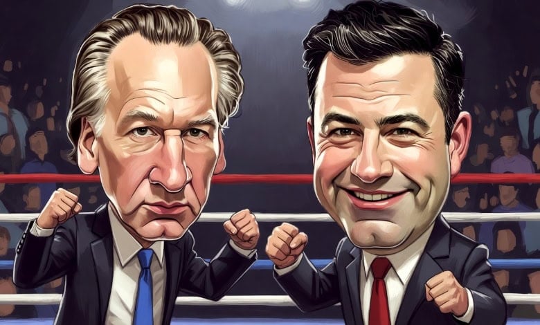 Bill Maher Jimmy Kimmel fight