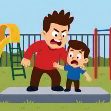 Bullying cartoon image