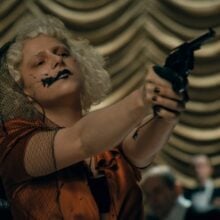 The Bride review Jessie Buckley with gun