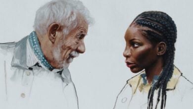 The Christophers review Ian McKellen Michaela Coel-