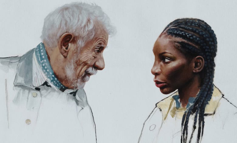 The Christophers review Ian McKellen Michaela Coel-