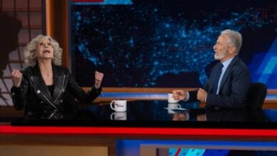 Jane Fonda on The Daily Show free speech-