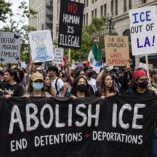 anti ICE demonstration created by ChatGPT