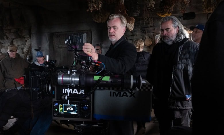 Christopher Nolan The Odyssey on set