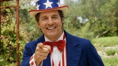 Matthew McConaughey as Uncle Sam July 4 250th birthday_