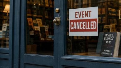 Alyssa Rosenheck bookstore cancellation-