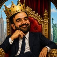 Hollywood DSA Zohran Mamdani crown