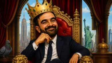 Hollywood DSA Zohran Mamdani crown