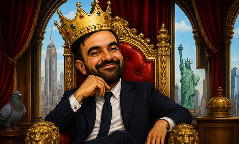Hollywood DSA Zohran Mamdani crown