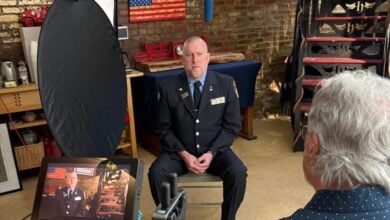 9_11 Remembered behind the scenes shot of guest-