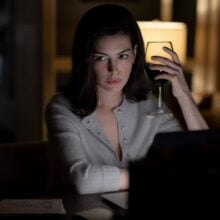 verity review Anne Hathaway wine glass